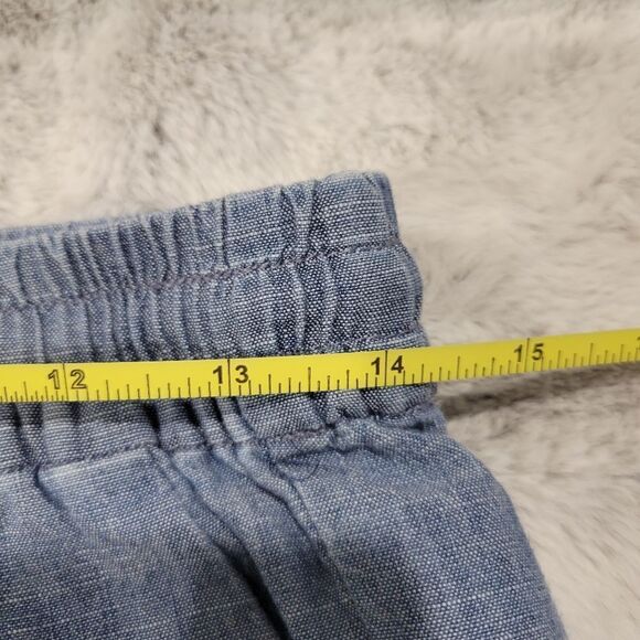 J. Crew Chambray drawstring pant, size 4 - Picture 9 of 10